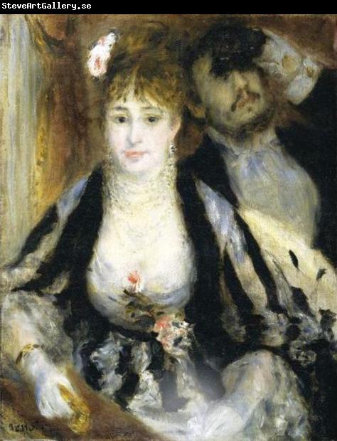 Pierre Auguste Renoir La loge or lavant scene